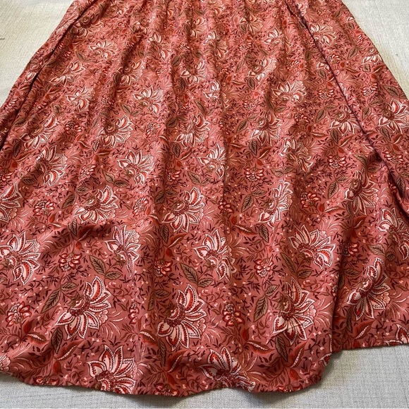 Old Navy Floral Sleeveless High-Neck Maxi Swing Dress Size L Tall - Picture 8 of 9